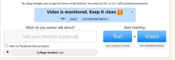 Video working firefox not omegle Use your