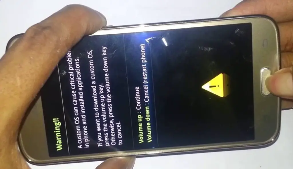 Samsung J2 Enter into Mode For Rooting