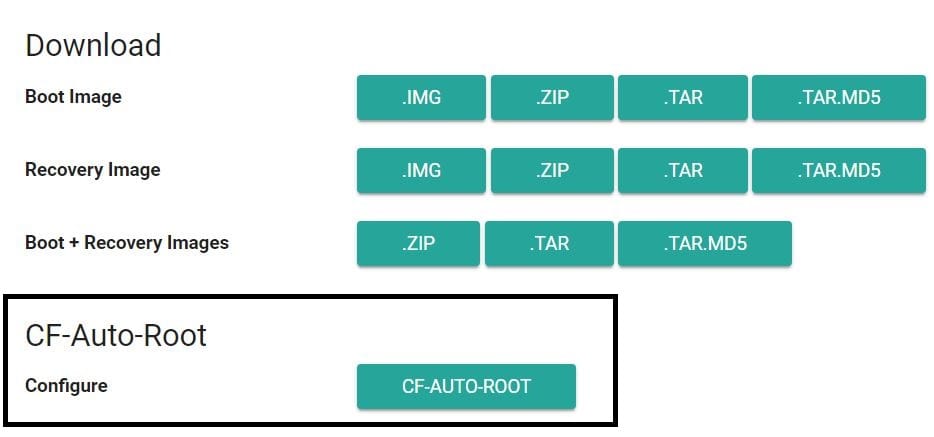 CF Root selection