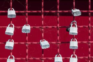 locks in fence