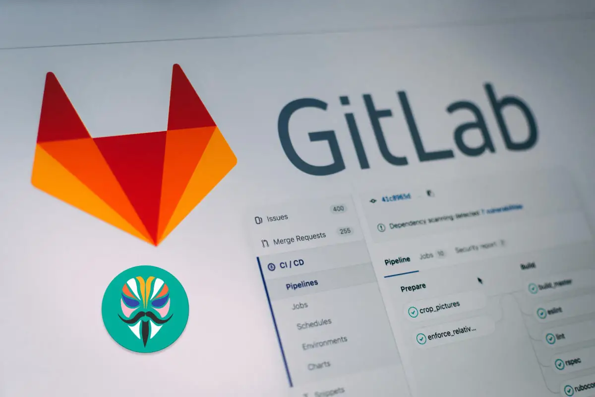 Magisk Gitlab Screen