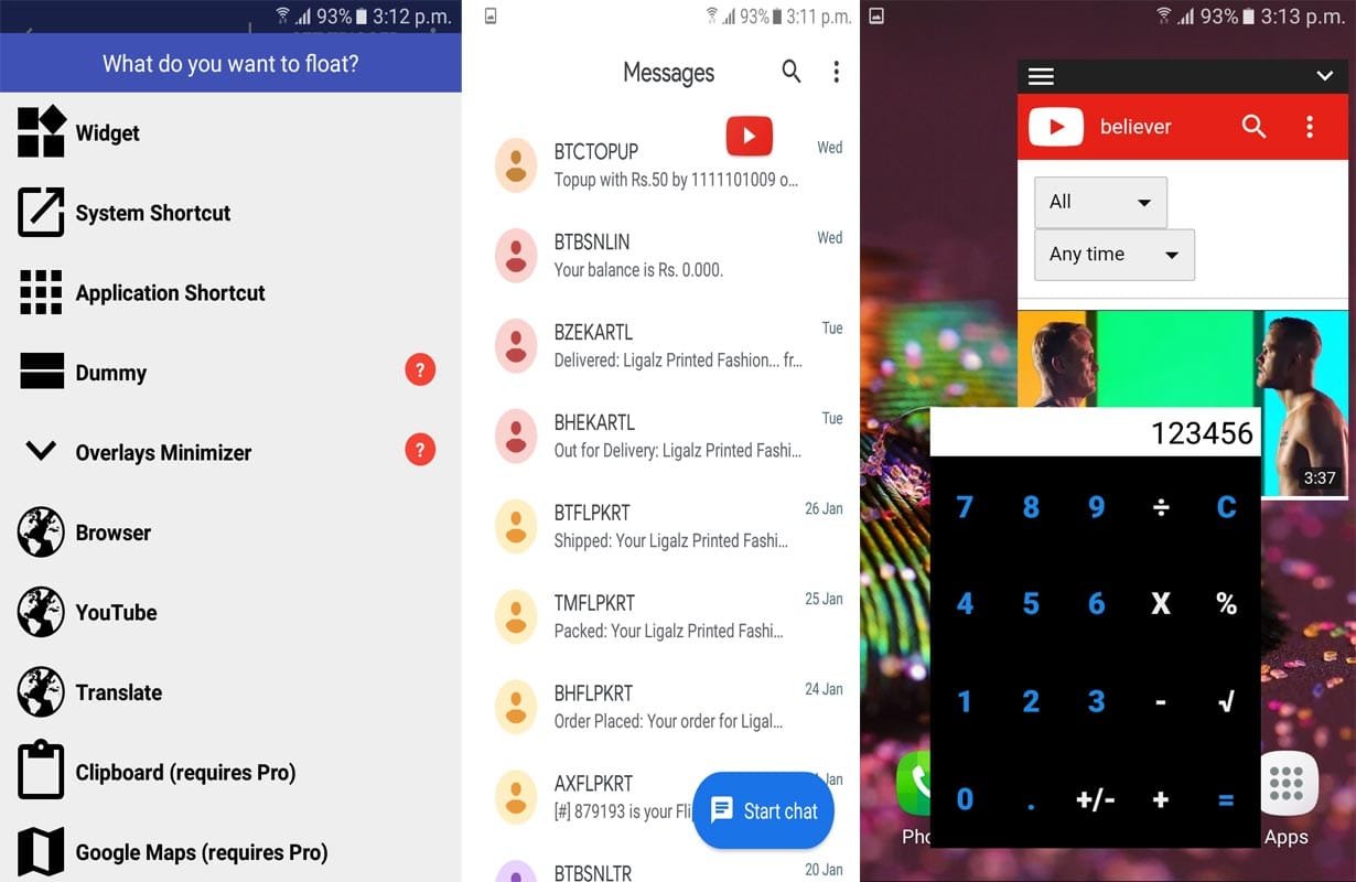 Use Two or More apps Same Time using SplitScreen on Android Mobiles