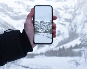 No Front camera phone Snow Selfie
