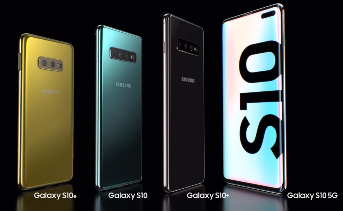 Samsung Galaxy S10, S10 Plus, and S10e Available Colors - Android ...