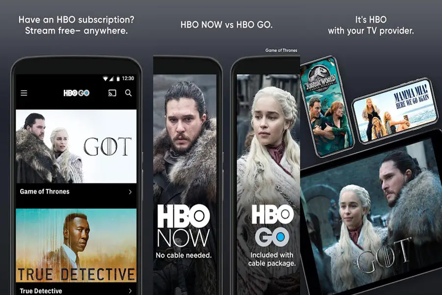 HBO Go app Screenshots