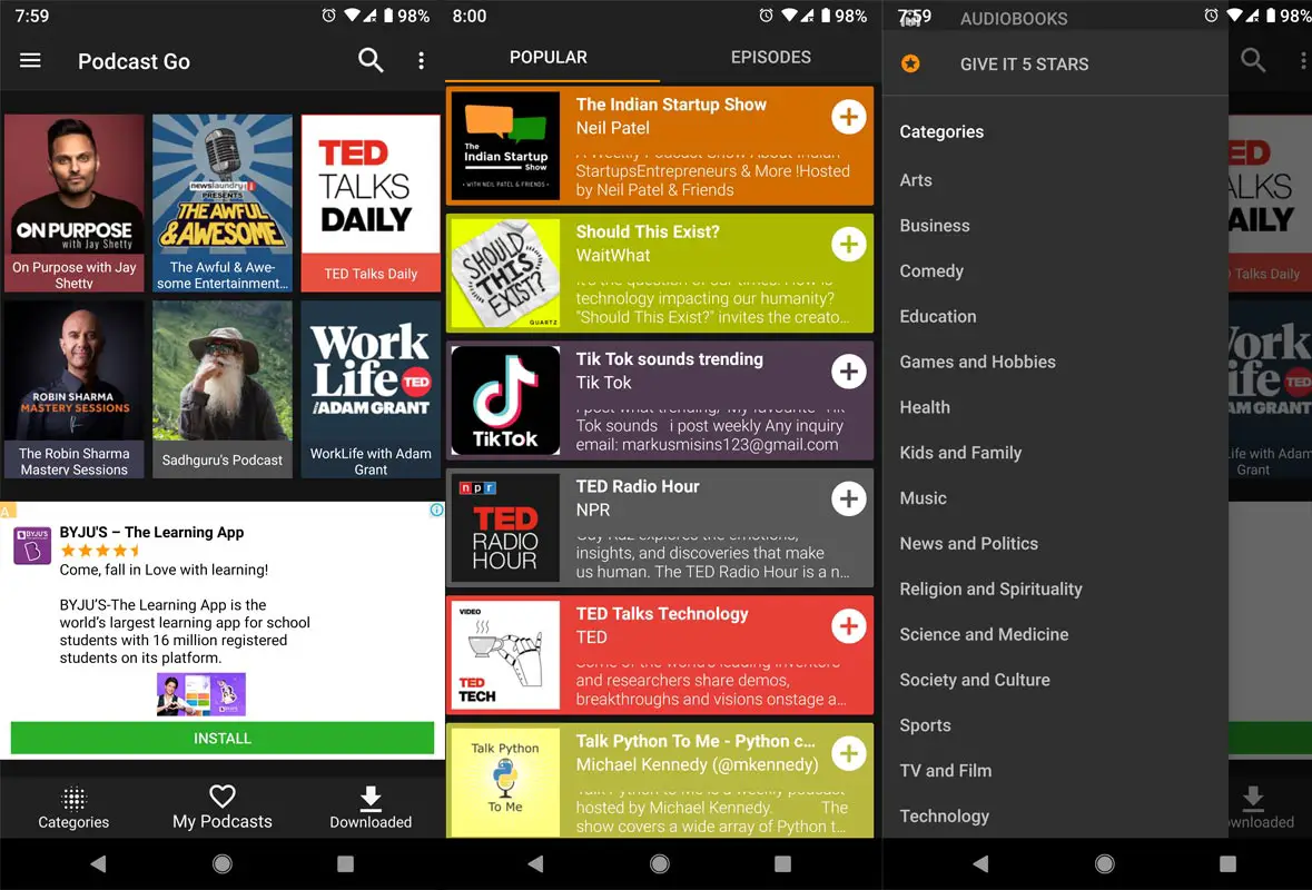 Five Best Tech Podcast Apps For your Android Mobiles - Android Infotech