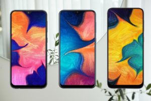 Samsung Galaxy A10 A20 A30 with Mirror Glass