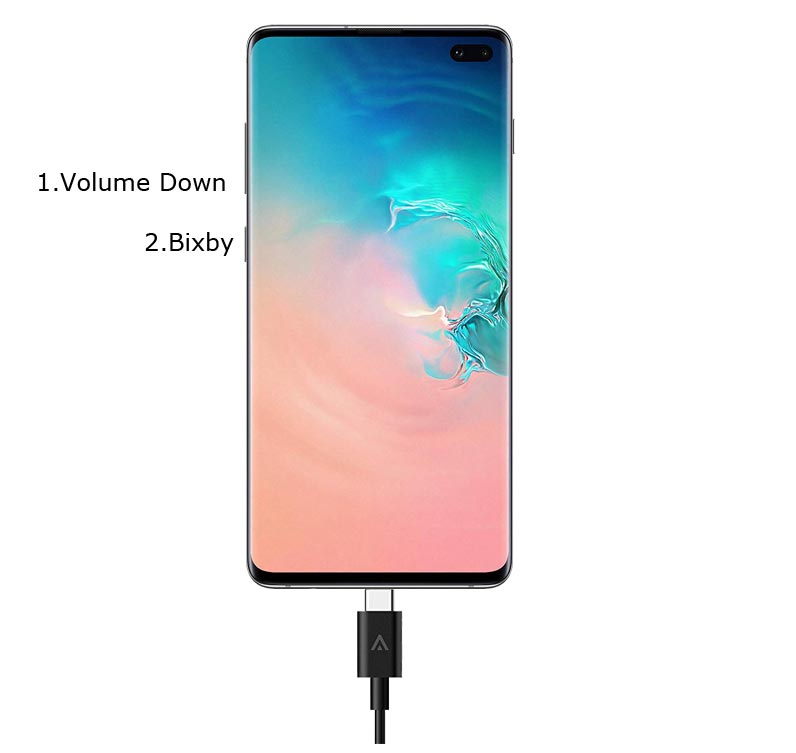 Modo de descarga de Samsung S10 Plus