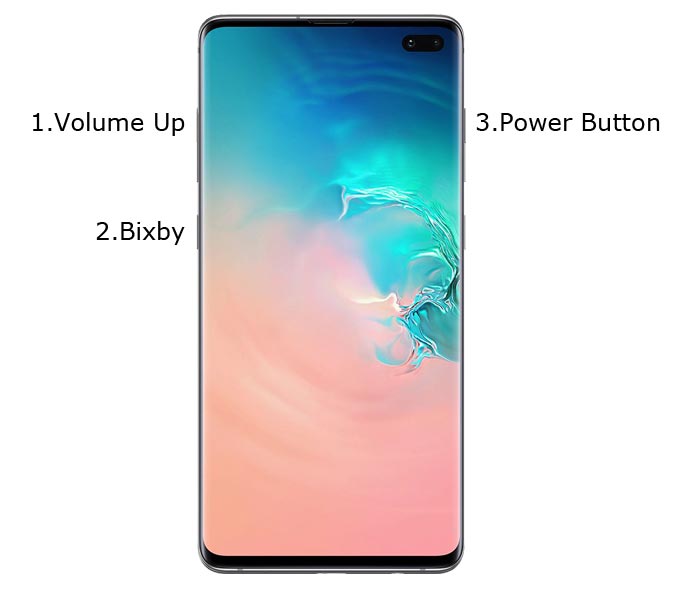 Samsung S10 Plus Modo de recuperación