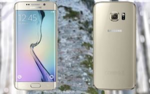 Samsung S6 Edge with Tree Background