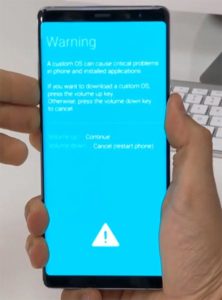 samsung note 8 panic mode