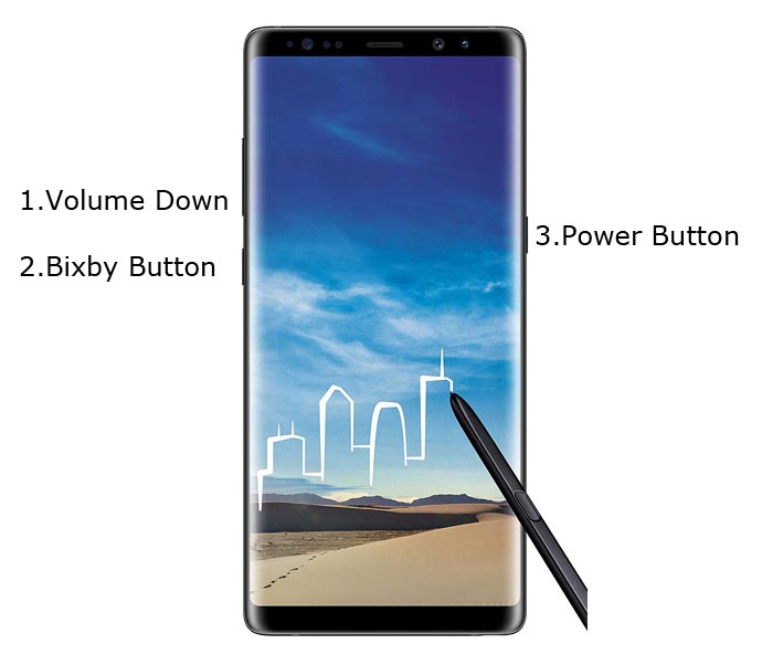 Samsung note 8 Download Mode