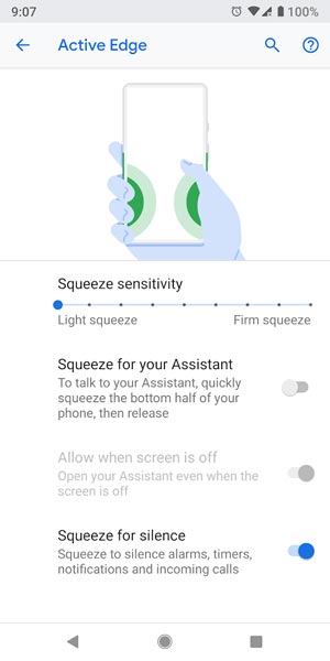 Squeeze Function in Pixel devices