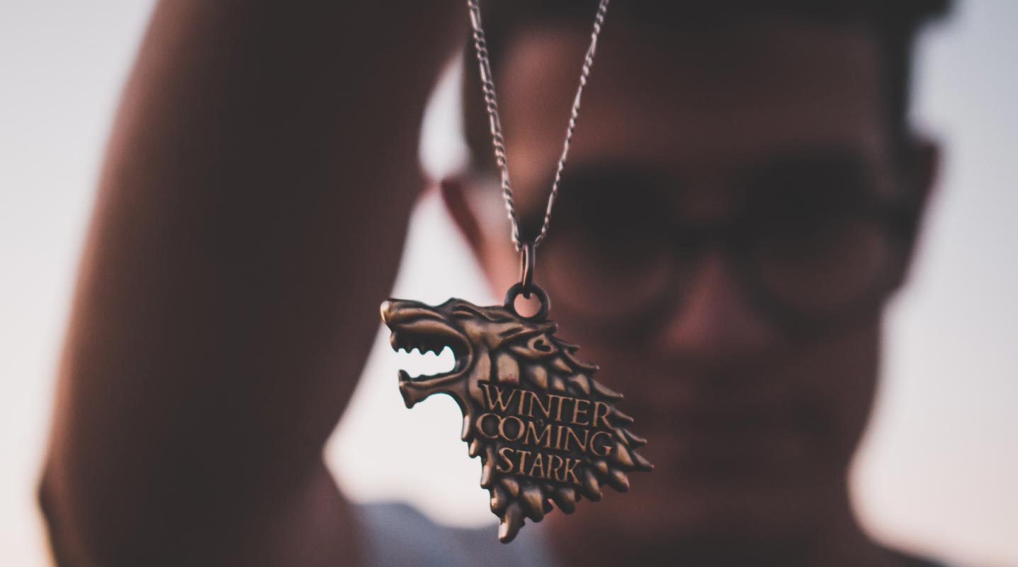 Winter Coming Stark Pendant