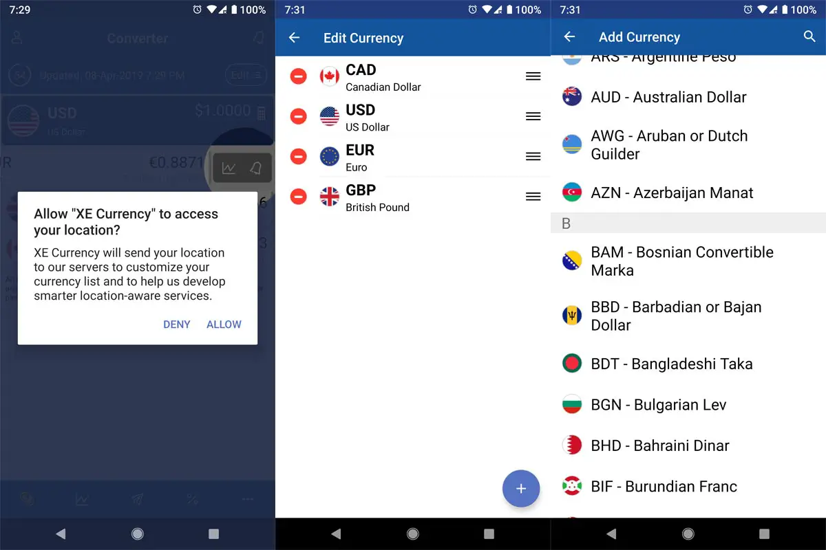 best free currency converter app for android