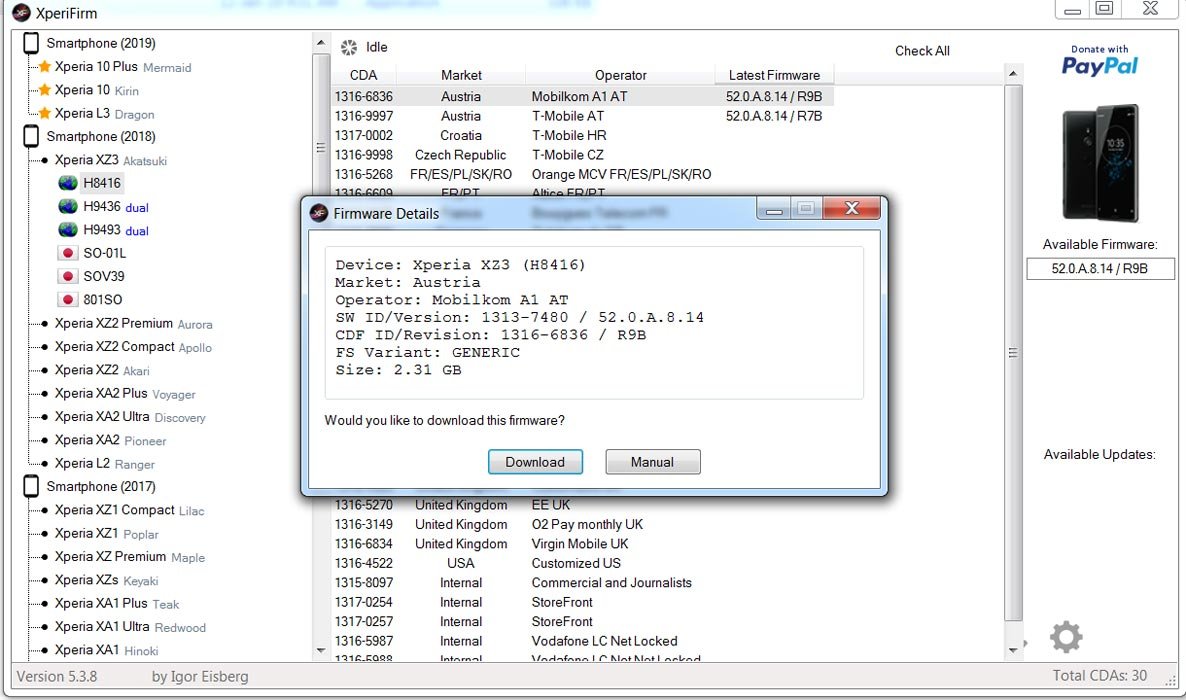 Download Sony Xperia Xz3 Pie Official Firmware All Variants Android Infotech