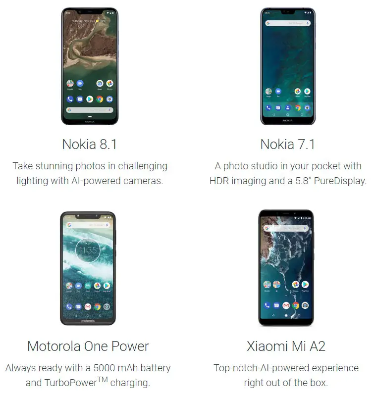 Android One Devices