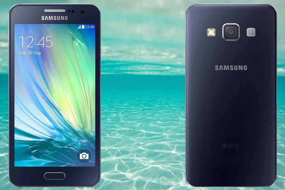 Samsung A3 with Sea Water