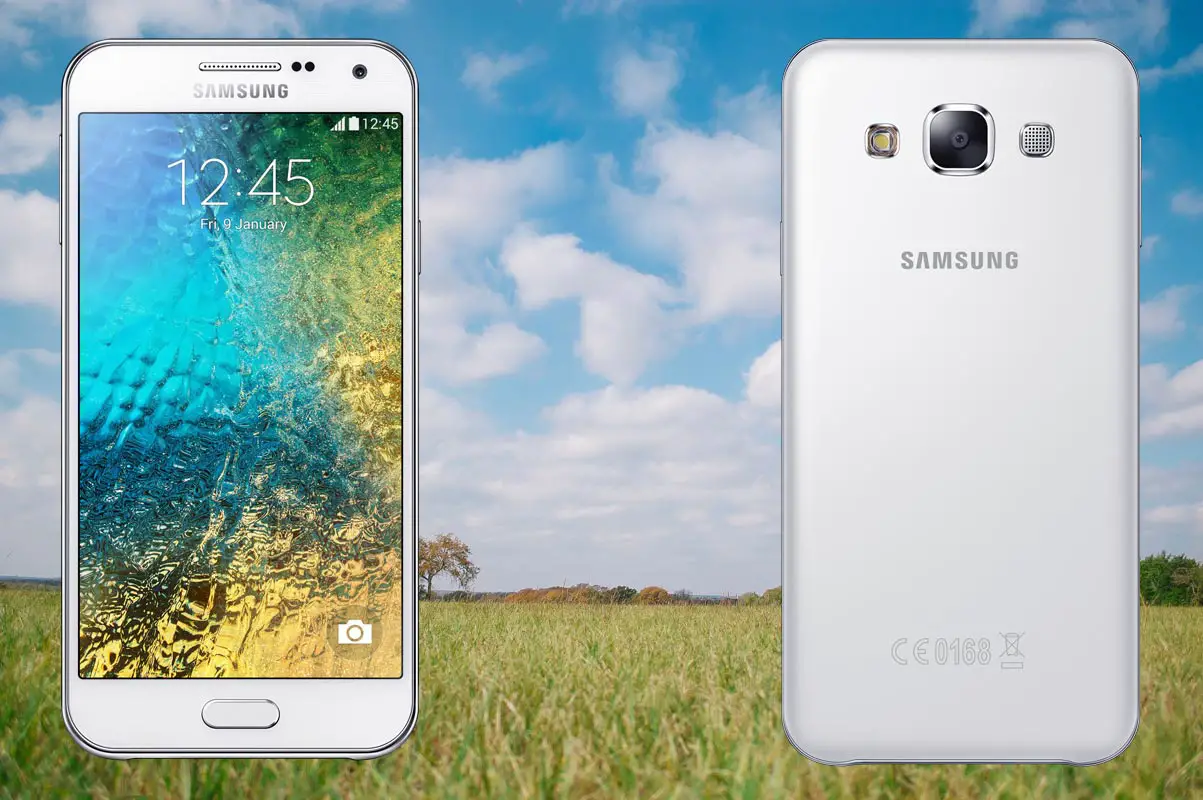 Samsung E5 with Grass Background