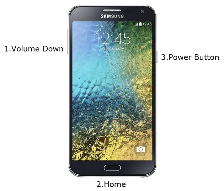 Samsung E7 Download Mode