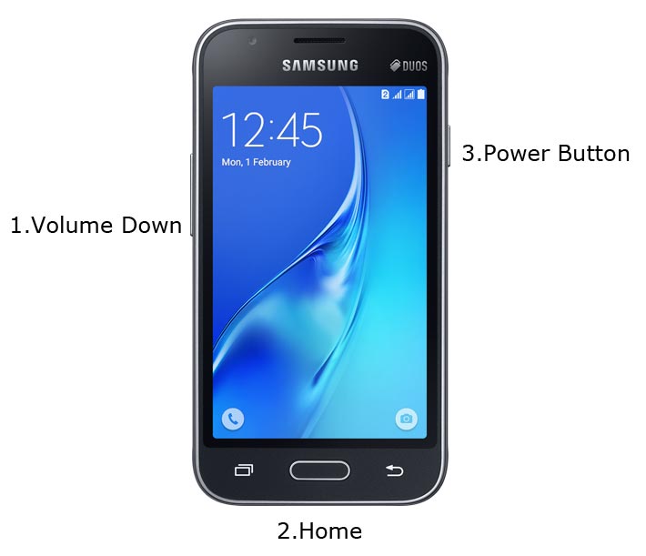 Samsung Galaxy J1 mini Download Mode