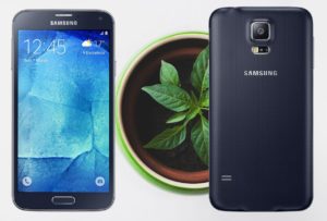 Samsung Galaxy S5 Neo with Small Plant
