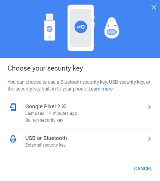 Use Mobile As Security Key