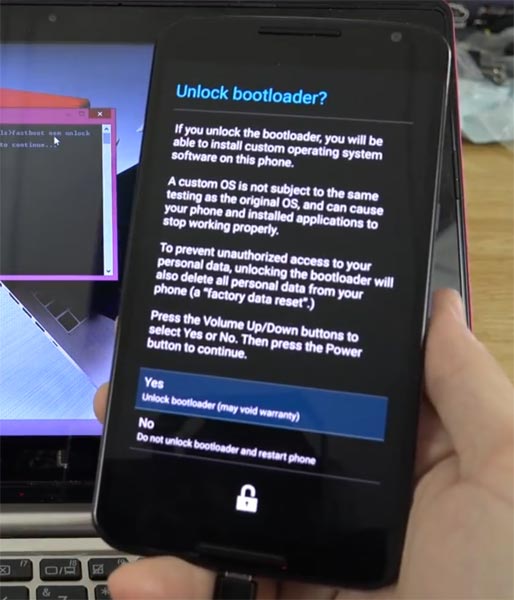 Google Nexus 6 Bootloader Unlock