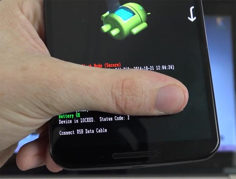 Google Nexus 6 Fastboot Mode