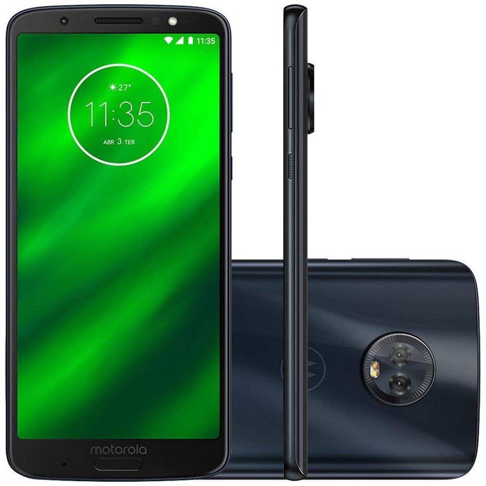 Moto G6 with White Background