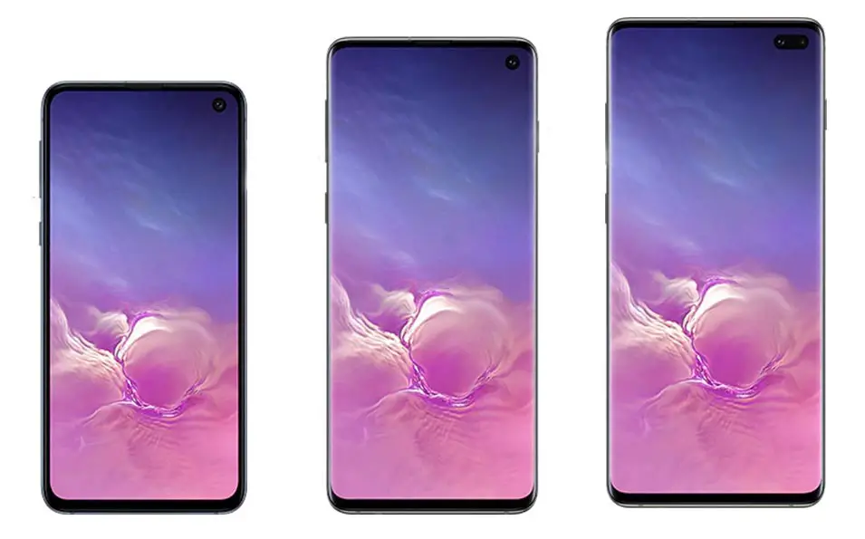 Samsung S10e S10 and S10 Plus