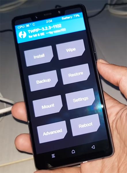 Xiaomi Mi 8 TWRP