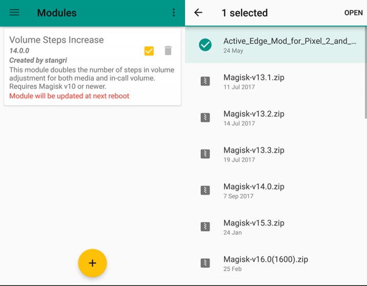 Magisk Module Installation