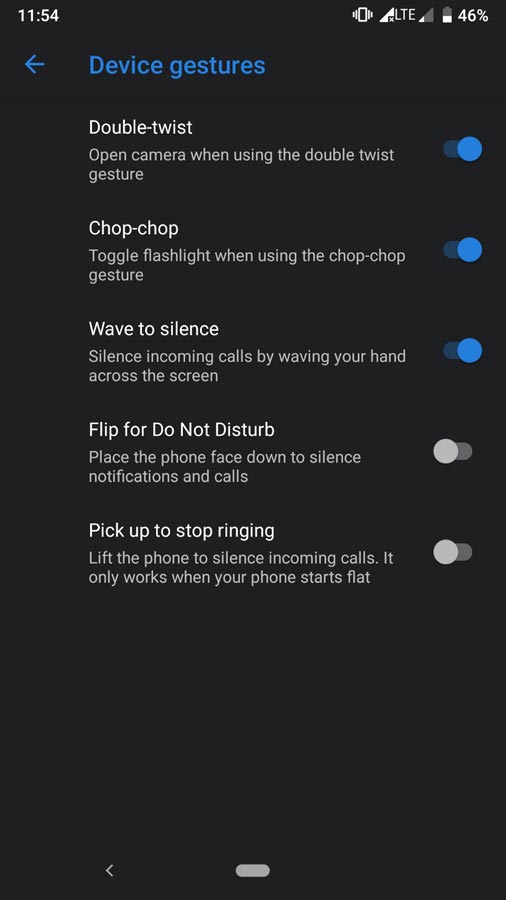 Pixel Experience ROM Gesture Navigation