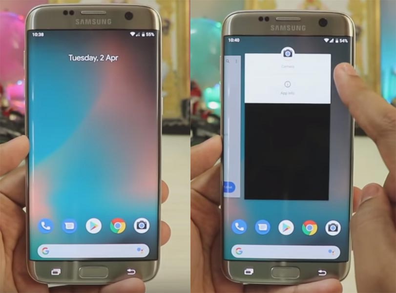 Samsung Galaxy S7 Pixel Experience ROM Screenshots