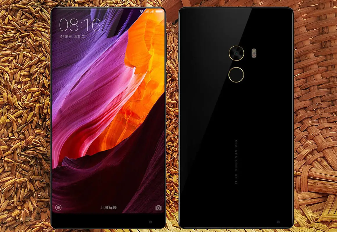 Xiaomi Mi Mix with Seeds Background