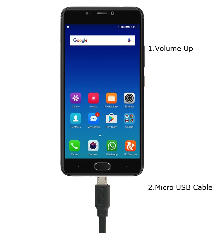 Gionee A1 Download Mode