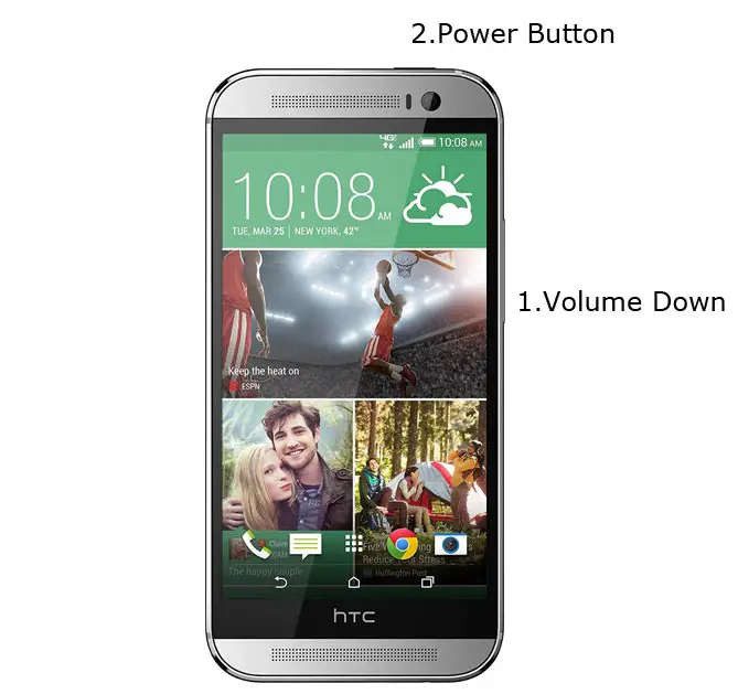 HTC One M8 Recovery Mode