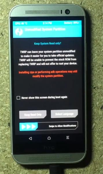 HTC One M8 TWRP