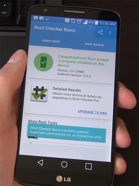 LG G2 Root Checker Result