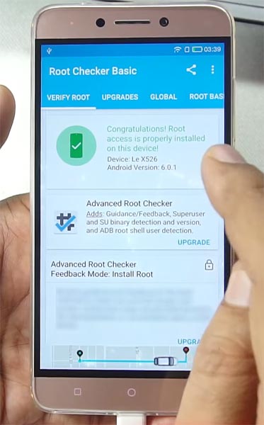 LeEco Le Max 2 Root Checker Status