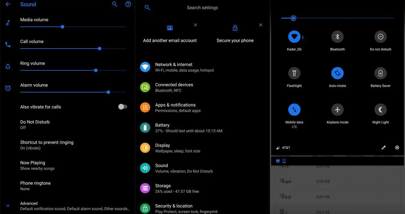 Razer Phone 2 Pie Screenshots