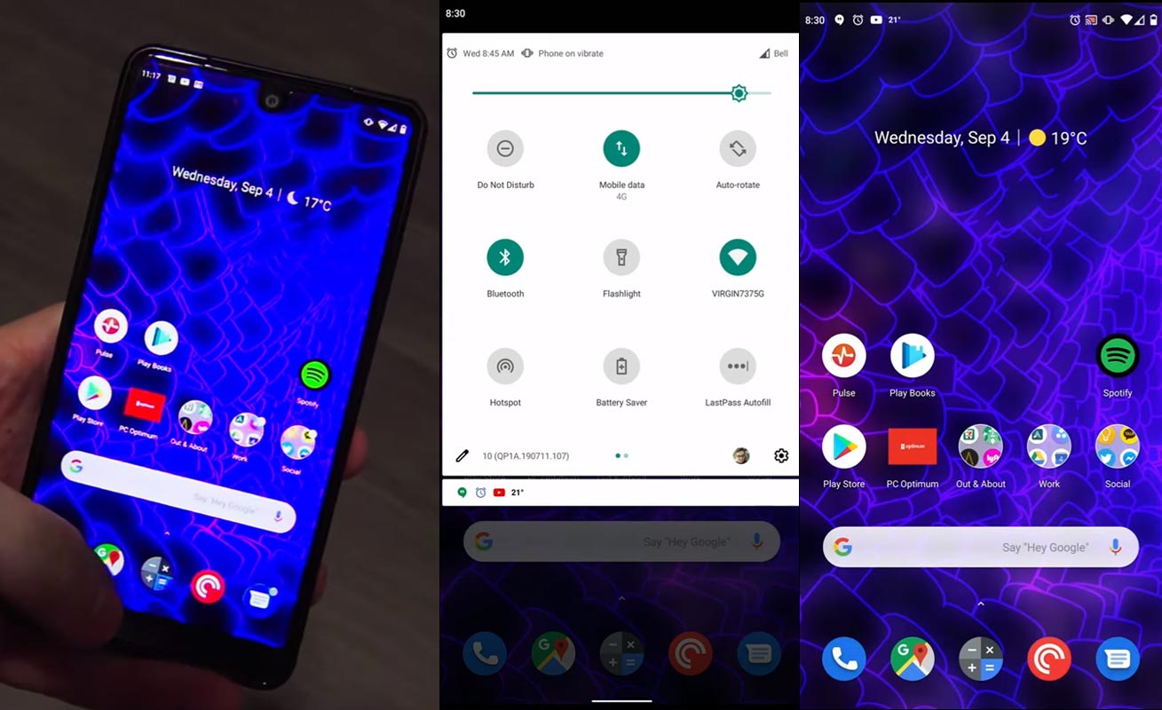 Essential PH-1 Android 10 Screenshots