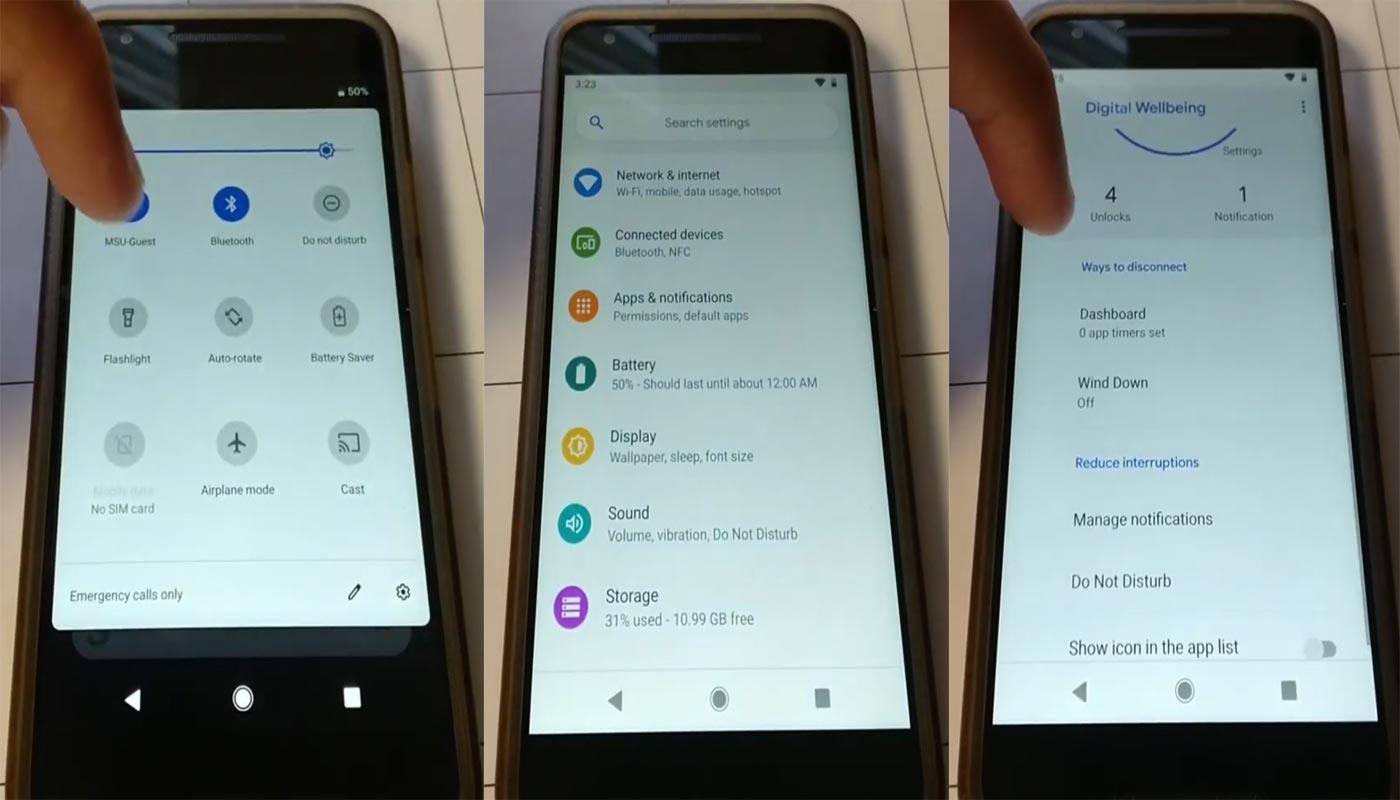 Google Nexus 5X Pixel Experience ROM Screenshots