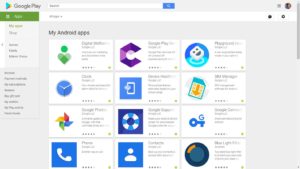 Google Play Store My Apps PC Version