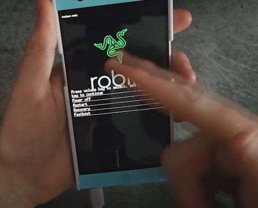 Nextbit Robin Fastboot Screen