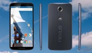 Nexus 6 With Blue Sky Background