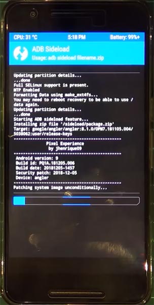 Nexus 6P TWRP ROM Flash