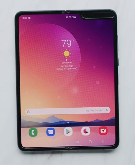 Samsung Galaxy Fold Display Full Expanded