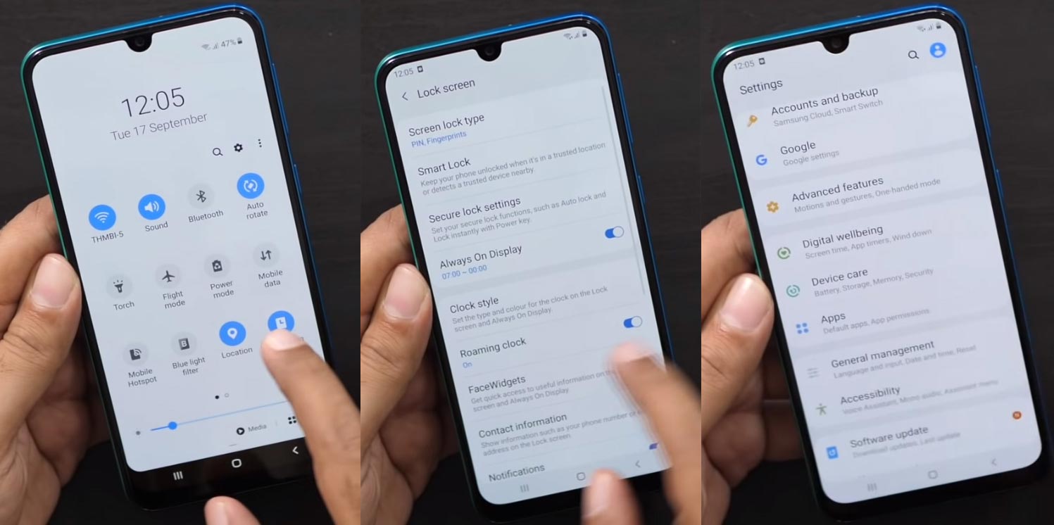 Samsung Galaxy M30s One UI